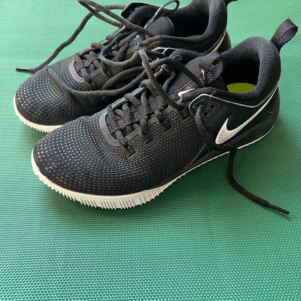 Nike Dual-Tone Black and White Volleyball Shoes